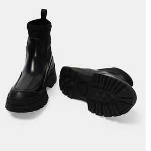 Rachel Comey BARLA BLACK BOOTS SIZE 37.5 PREOWNED EUC